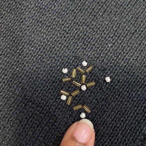 Victoria Jones women holiday Christmas cardigan sweater black size 2X - Picture 14 of 16